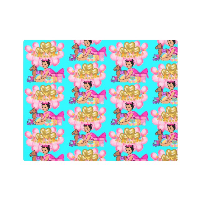 Impresión En Metal Princesa de rosa (Anverso)