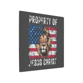 Impresión En Metal Propiedad Jesucristo León Cristiano Judá Julio 4