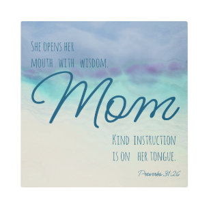 Impresión En Metal Proverbs 31 Mom