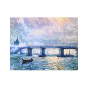 Impresión En Metal Puente Charing Cross de Claude Monet (1903)