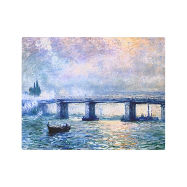Impresión En Metal Puente Charing Cross de Claude Monet (1903) (Anverso)