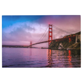 Impresión En Metal Puente Golden Gate