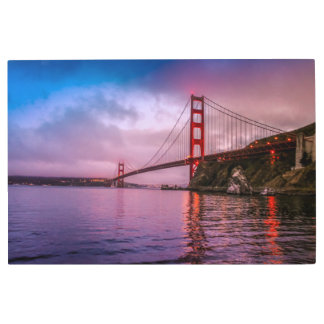 Impresión En Metal Puente Golden Gate