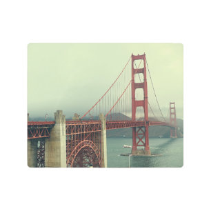 Impresión En Metal Puente Golden Gate