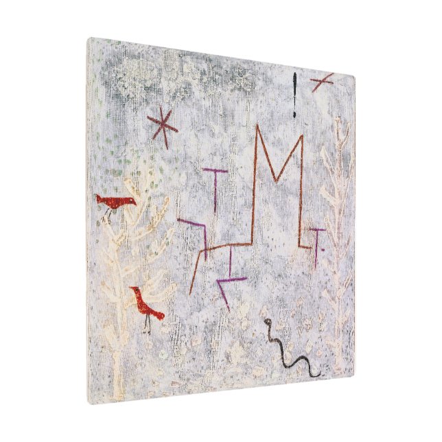 Impresión En Metal Puerta del jardín K | Paul Klee | (Angulado)