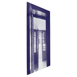 Impresión En Metal Puertas azules