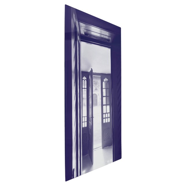 Impresión En Metal Puertas azules (3/4)