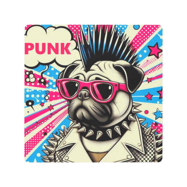 IMPRESIÓN EN METAL PUG EN EL REINO UNIDO 7 (Anverso)