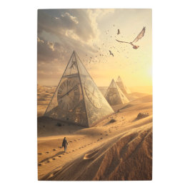 Impresión En Metal Pyramids of Silence