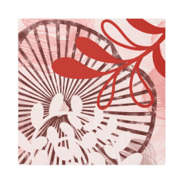 Impresión En Metal Radiant Bloom – Abstract Botanical Geometry Art