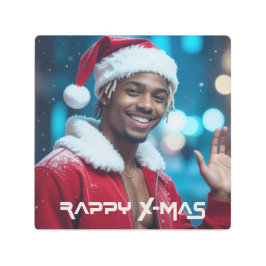 IMPRESIÓN EN METAL RAPPY X-MAS