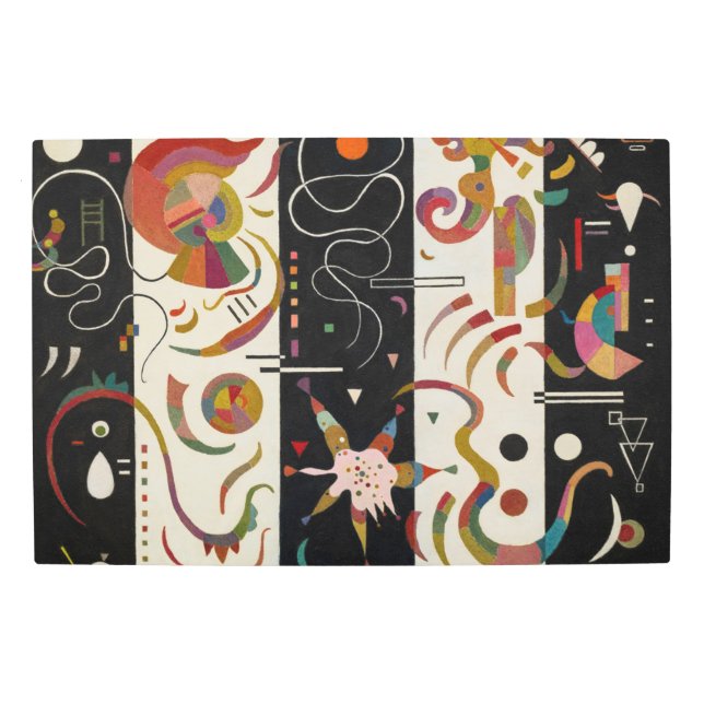 Impresión En Metal Rayado, 1934 por Wassily Kandinsky (Anverso)