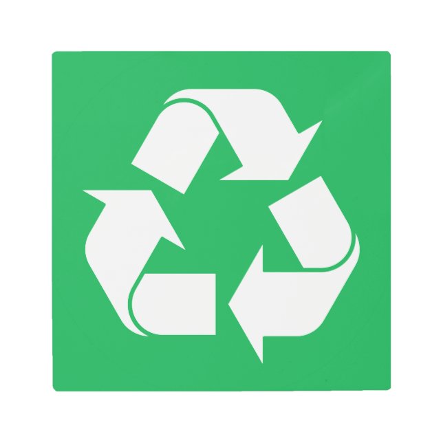 Impresión En Metal Reciclaje (Anverso)