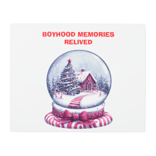 Impresión En Metal Recuerdos de infancia vividos