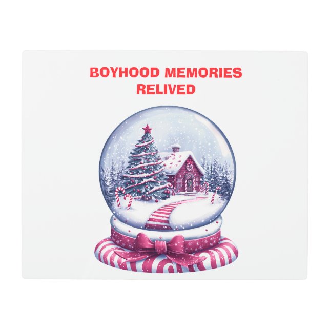 Impresión En Metal Recuerdos de infancia vividos (Anverso)