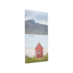 Impresión En Metal Red Cabin Ramberg Lofoten