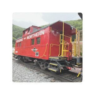 Impresión En Metal Red Caboose