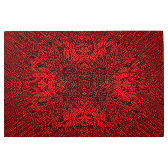 Impresión En Metal Red Gerbera (Anverso)