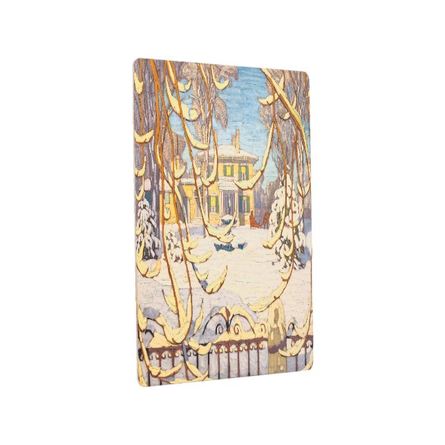 Impresión En Metal Red Sleigh House, Invierno | Lawren Harris | (3/4)