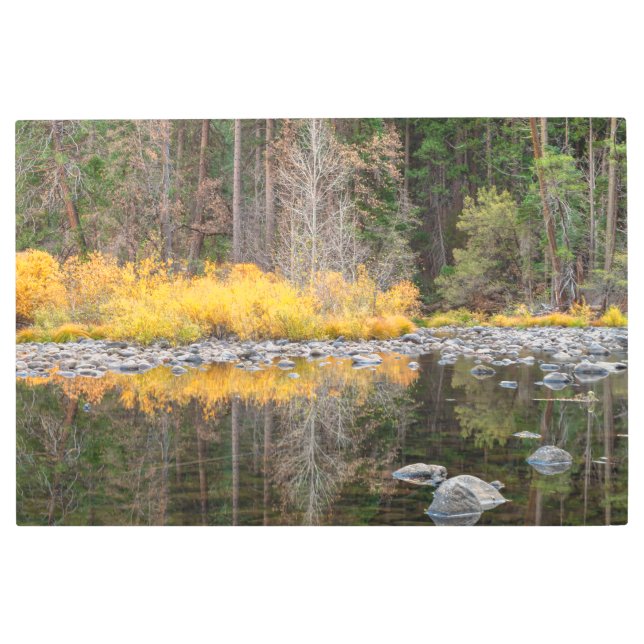 Impresión En Metal Reflexiones de color de caída (Anverso)