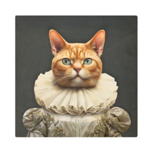 Impresión En Metal Regal Cat