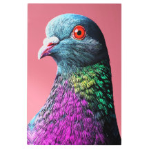 Regal Pigeon Majesty Vivid Realist Bird Portrait