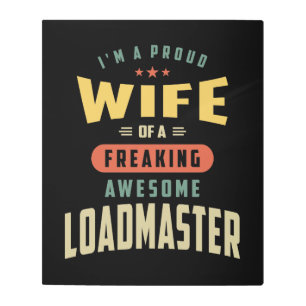 Impresión En Metal Regalo de título de trabajo de Loadmaster