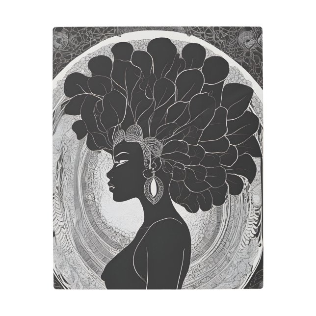 Impresión En Metal Reino de Enigmática (Anverso)