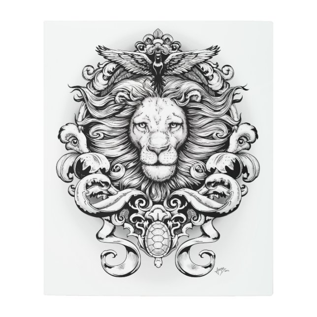 Impresión En Metal Reino de la Naturaleza (Anverso)