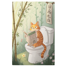 Impresión En Metal Relaxed Cat on the Throne