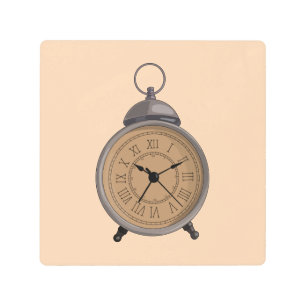 Impresión En Metal Reloj de alarmas venecianas adorable