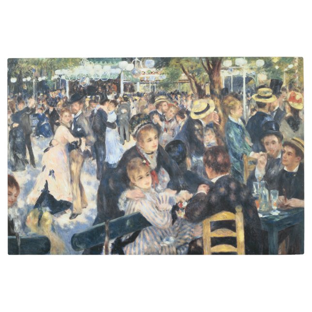 Impresión En Metal Renoir Moulin Dance Galette Fiesta (Anverso)