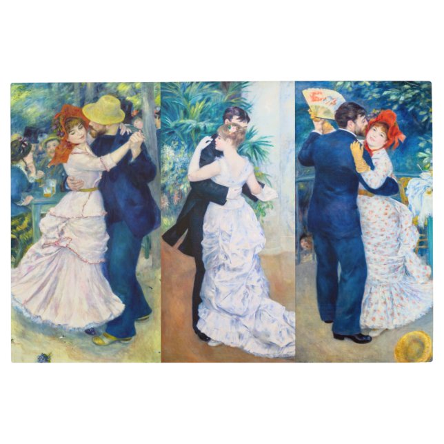 Impresión En Metal Renovación - Serie de baile: Bougival, ciudad y ca (Anverso)