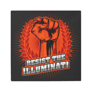 Impresión En Metal Resistir Al Naranja Iluminado