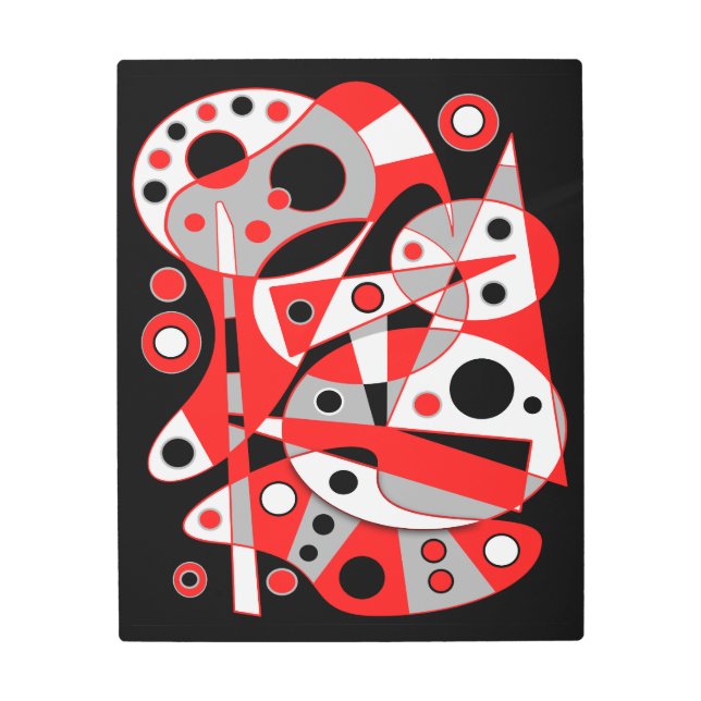 Impresión En Metal Resumen #961 (Anverso)