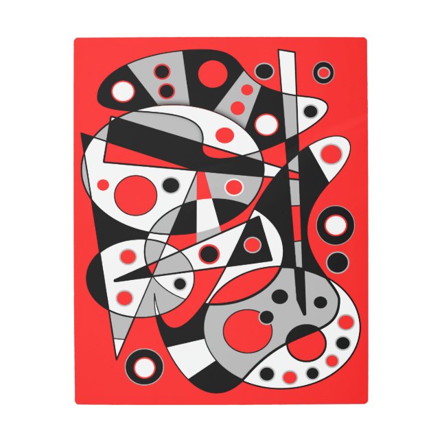 Impresión En Metal Resumen #962 (Anverso)