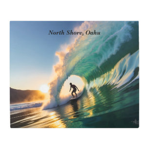 Impresión En Metal Resumen colorido surcando el personalizable de bar