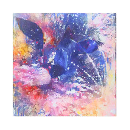 Impresión En Metal Resumen Cósmico de Dreamscape Cat