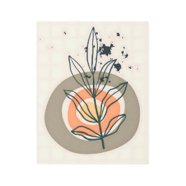 Impresión En Metal Resumen de mínimos botánicos