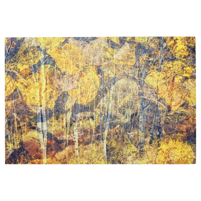 Impresión En Metal Resumen de otoño (Anverso)