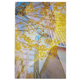 Impresión En Metal Resumen de otoño urbano