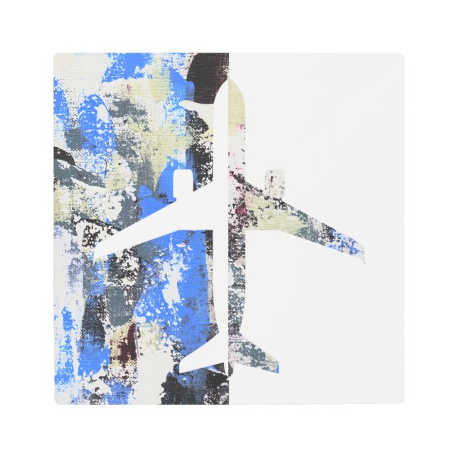 Impresión En Metal Resumen de vuelo de Michael Moffa (Anverso)