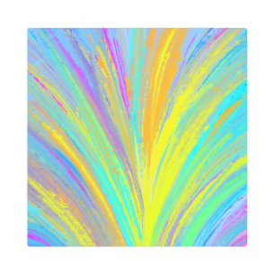 Impresión En Metal Resumen Diversión tropical de verano