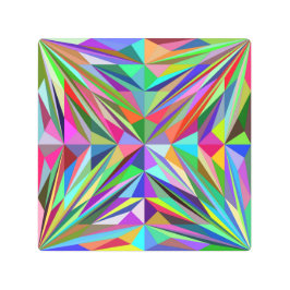 Impresión En Metal Resumen Mandala