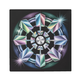 Impresión En Metal Resumen Mandala