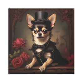 Impresión En Metal Retrato de época de Chihuahua