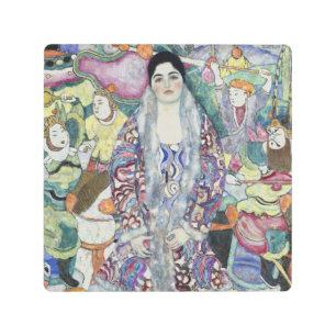 Impresión En Metal Retrato de Friederike Maria de Gustav Klimt