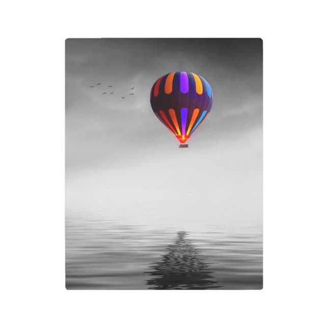Impresión En Metal Retrato de globo de aire (Anverso)