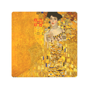 Impresión En Metal Retrato de Gustav Klimt de Adele Bloch-Bauer I