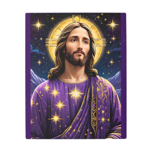 Impresión En Metal Retrato de Navidades de Jesucristo